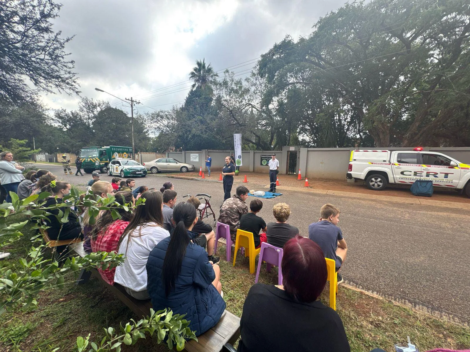 Nooddiensdemonstrasie