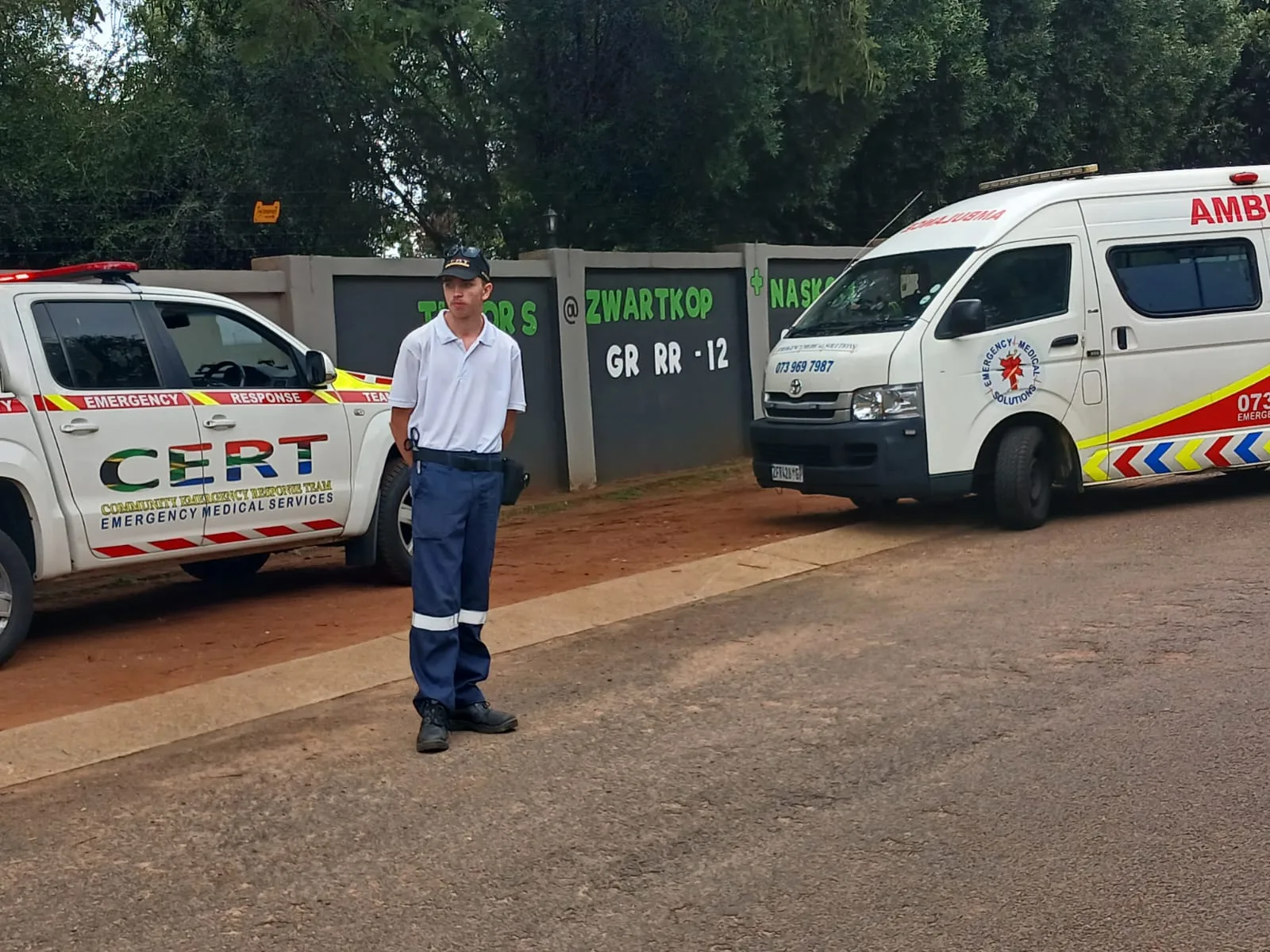 Nooddiensdemonstrasie